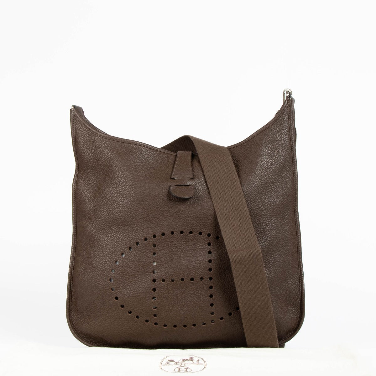 Hermès Evelyne III 40 Cacao Clemence PHW