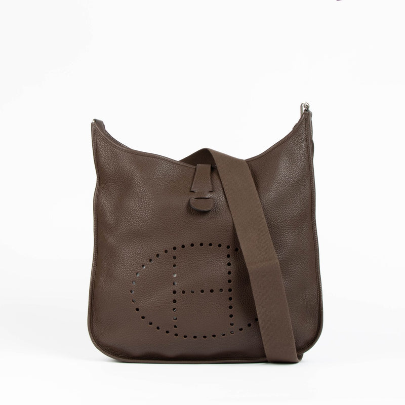Hermès Evelyne III 40 Cacao Clemence PHW