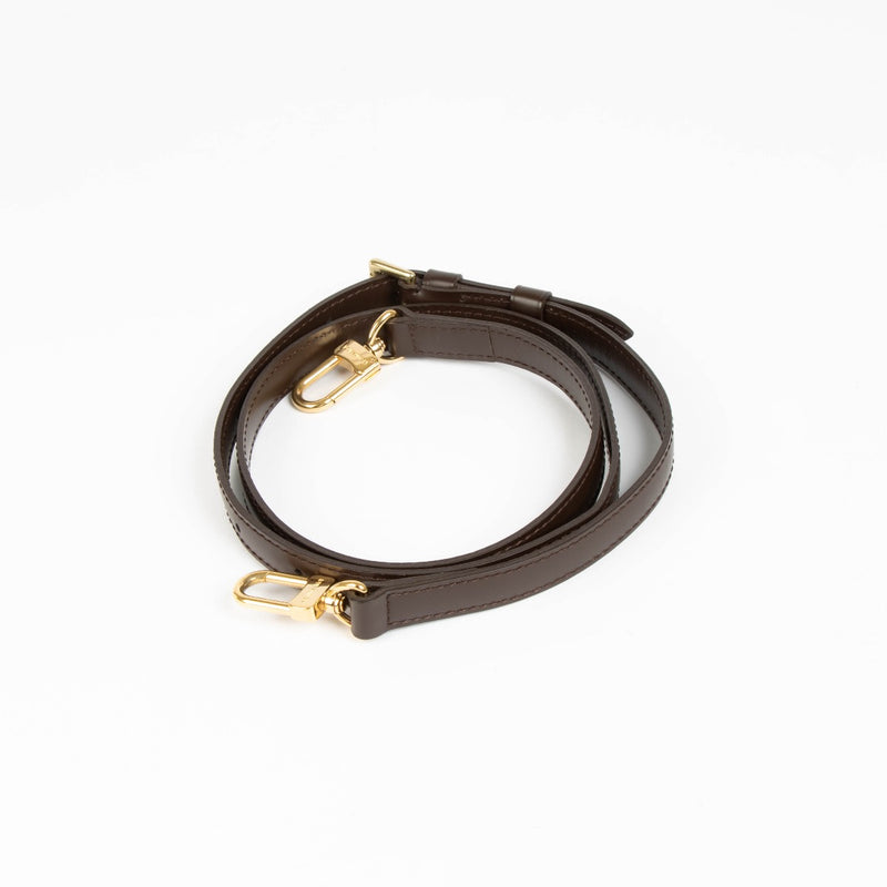 Authentic pre-loved Louis Vuitton Brown Leather Bag Strap on Labellov.com