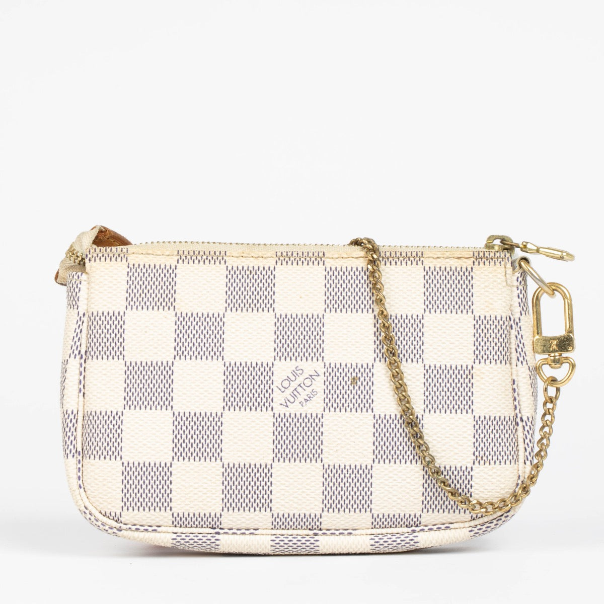 Authentic pre-loved Louis Vuitton Damier Azur Mini Pochette Accessoires on Labellov.com