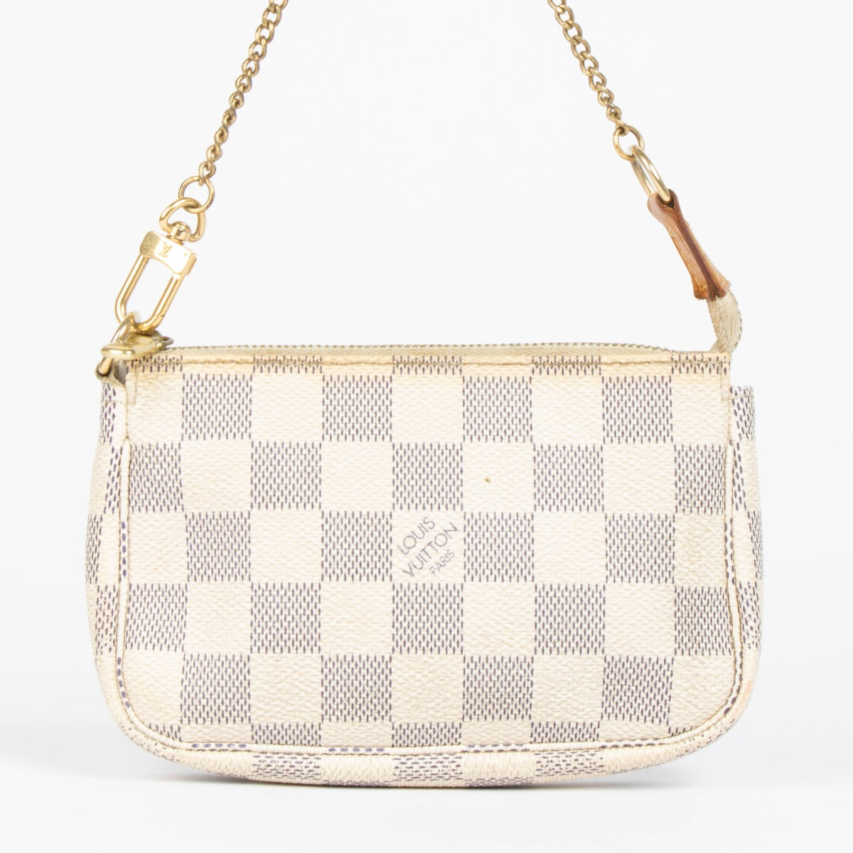 Authentic pre-loved Louis Vuitton Damier Azur Mini Pochette Accessoires on Labellov.com