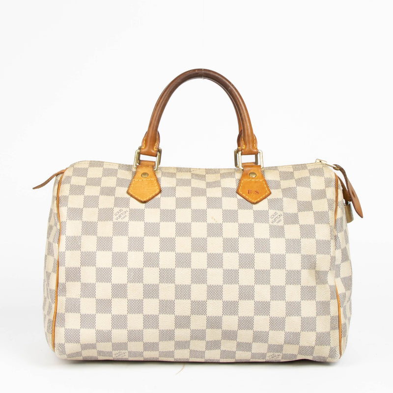 Shop this authentic Louis Vuitton Damier Azur Speedy 30 pre-loved on Labellov.com