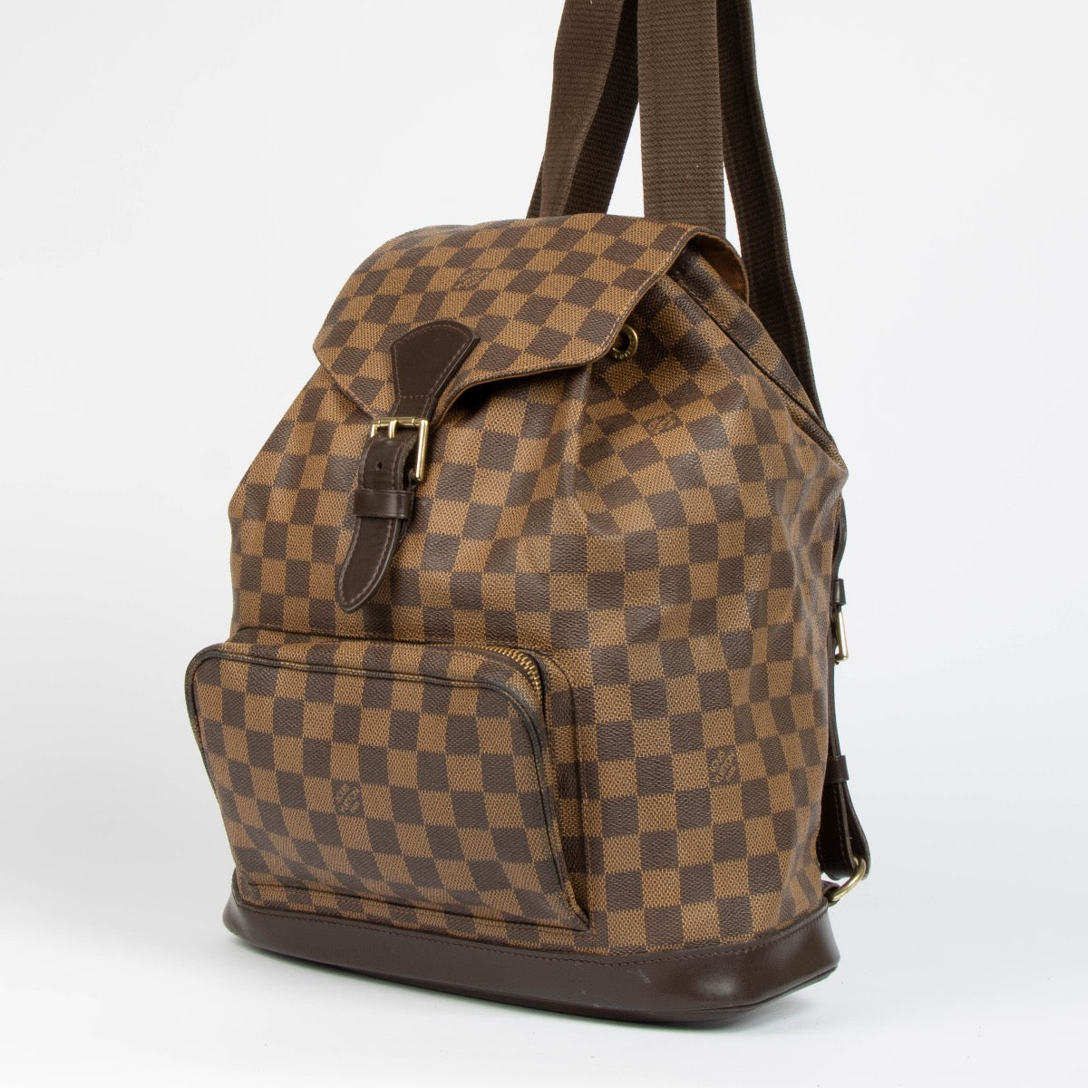 Authentic pre-loved Louis Vuitton Damier Ebene Montsouris GM Backpack on Labellov.com