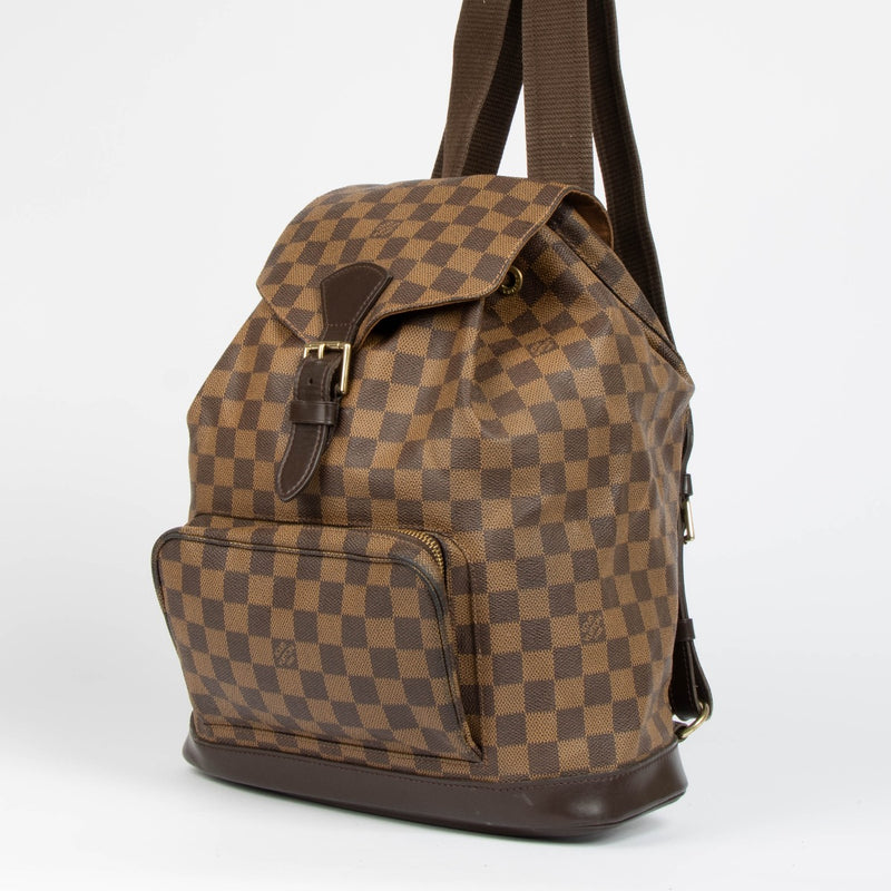 Authentic pre-loved Louis Vuitton Damier Ebene Montsouris GM Backpack on Labellov.com