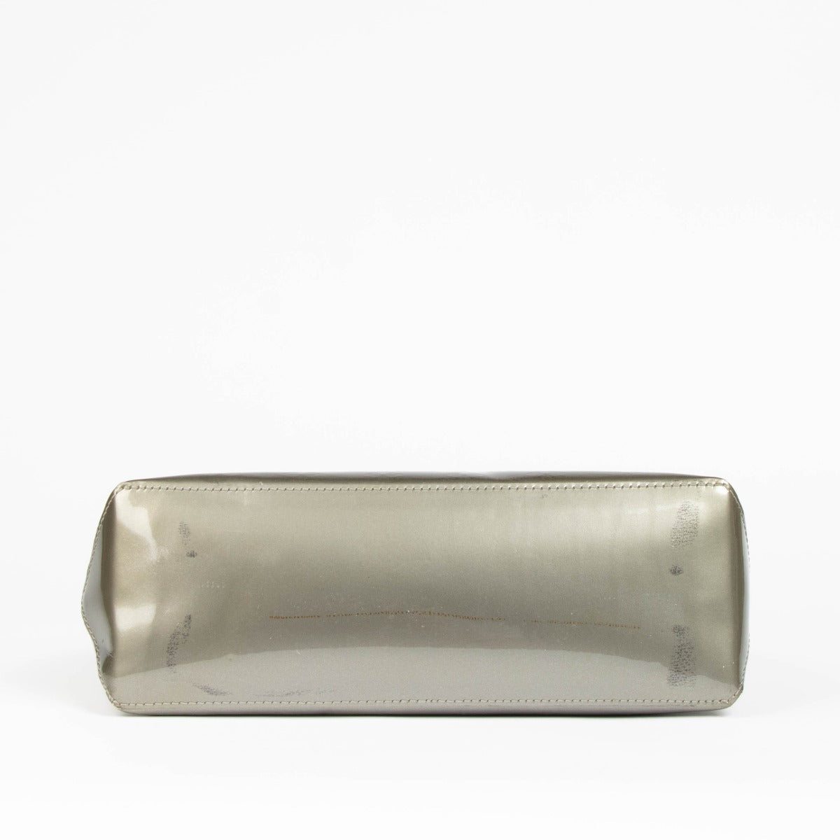 Shop this authentic Louis Vuitton Grey Monogram Vernis Wishire PM Bag pre-loved on Labellov.com