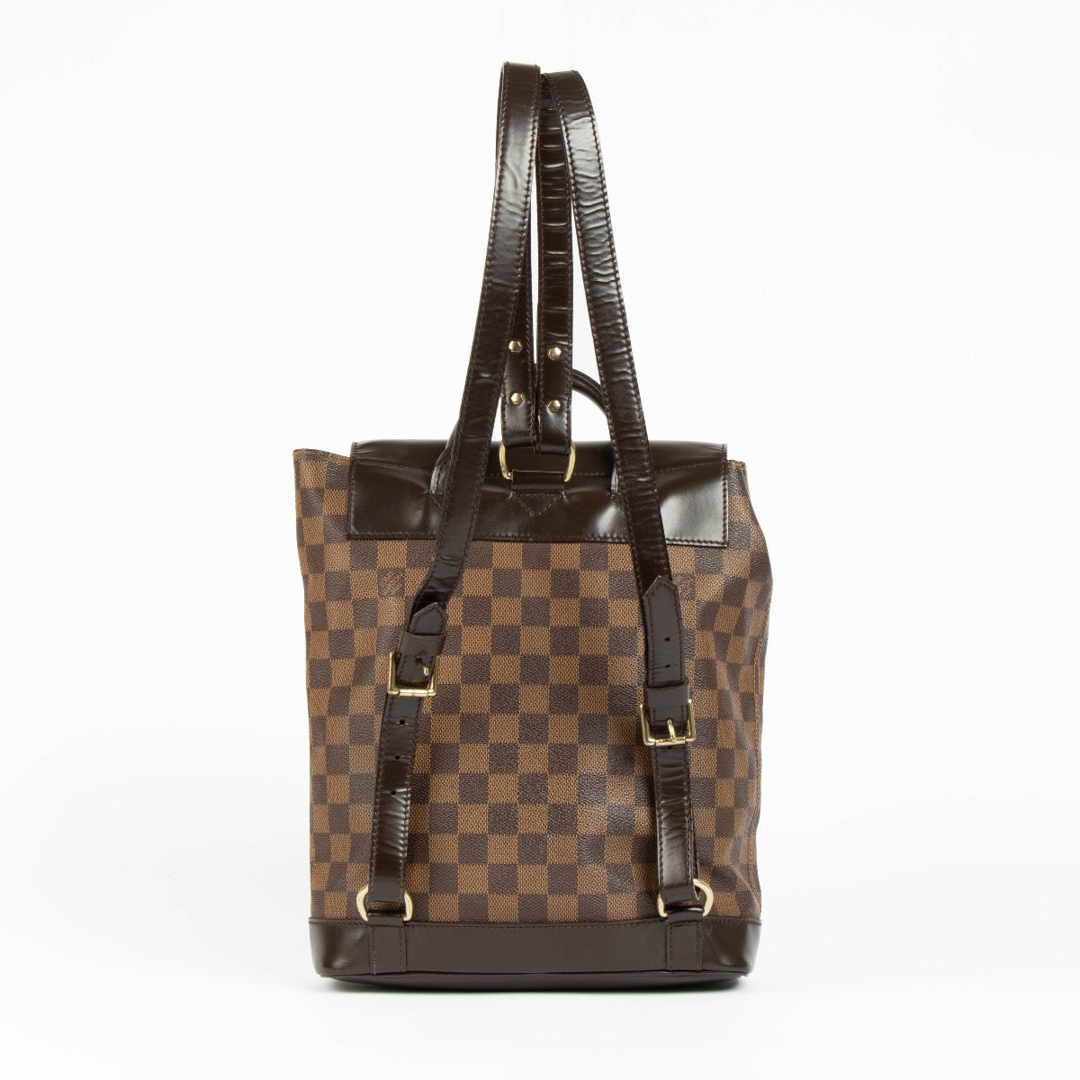 Shop this 100% authentic Louis Vuitton Damier Ebene Soho Backpack at Labellov.com