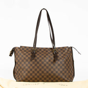 Shop this 100% authentic Louis Vuitton Damier Ebene Chelsea Tote Bag at Labellov.com