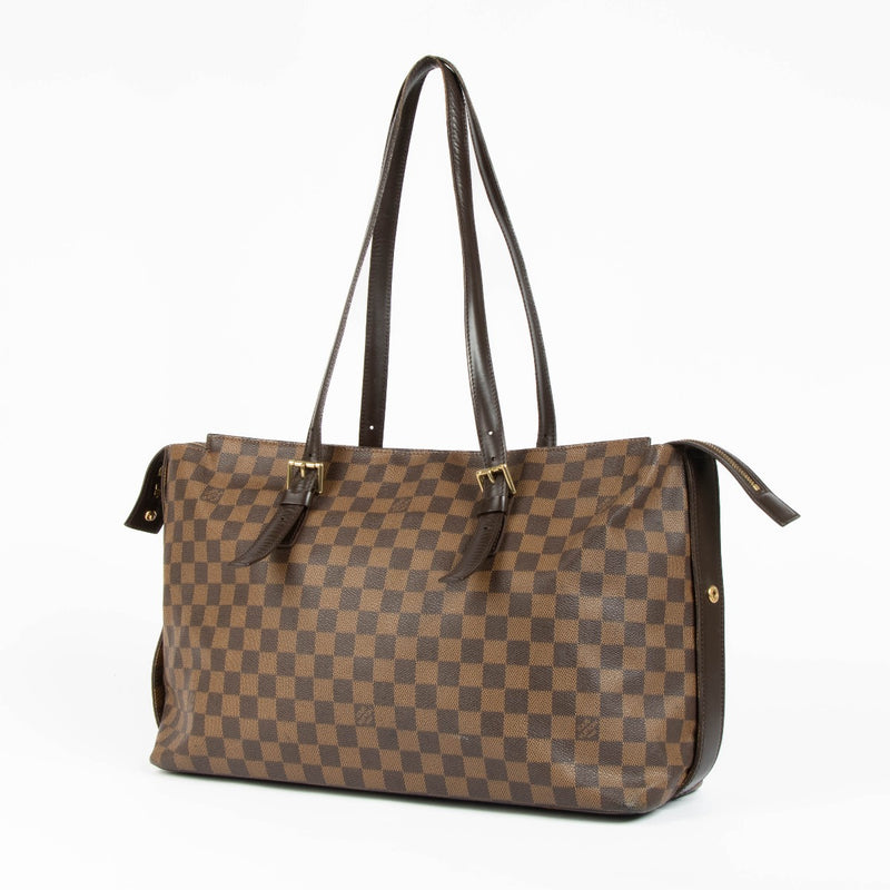Shop this 100% authentic Louis Vuitton Damier Ebene Chelsea Tote Bag at Labellov.com