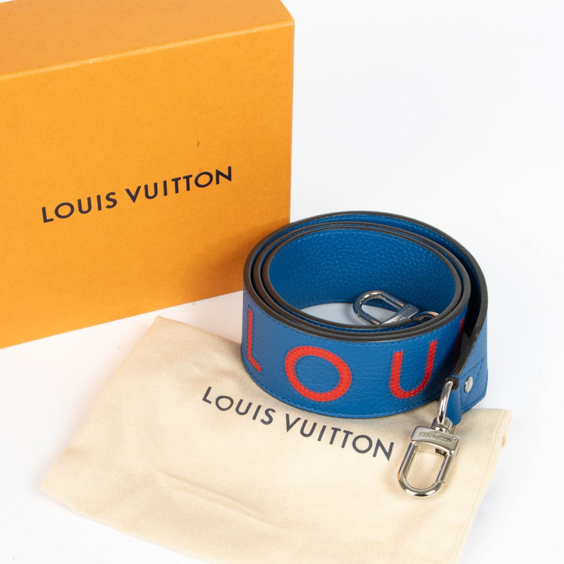 Authentic pre-loved Louis Vuitton Blue Shoulder Strap on Labellov.com