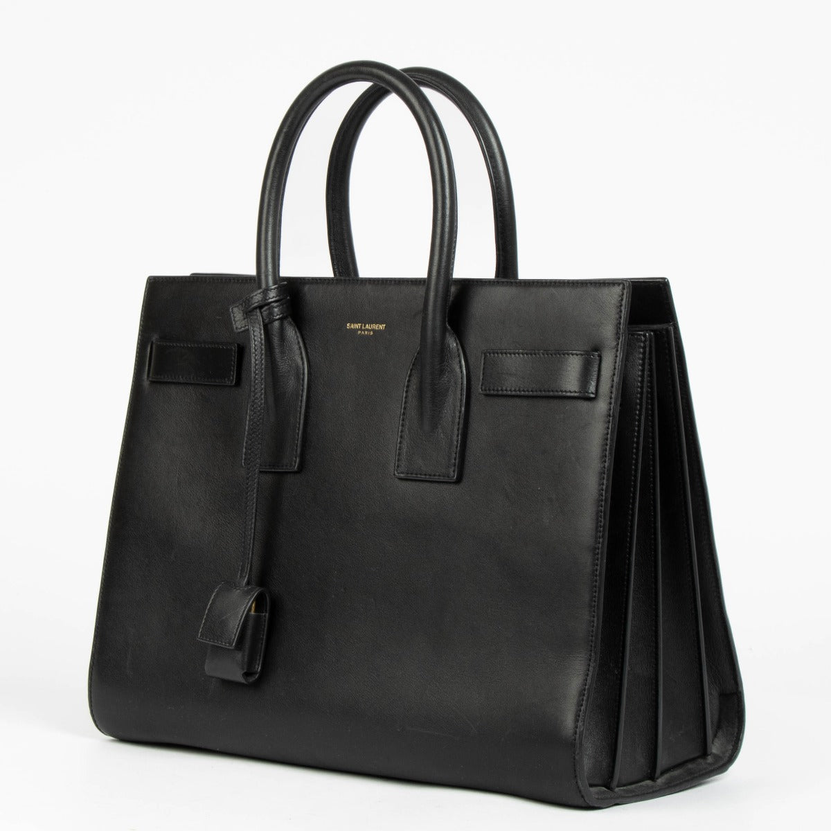 Authentic pre-loved Saint Laurent Black Small Sac de Jour Bag on Labellov.com