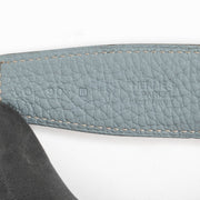 Authentic pre-loved Hermès Blue/Navy Togo/Box Reversible Belt Strap 32 mm - Size 90 on Labellov.com