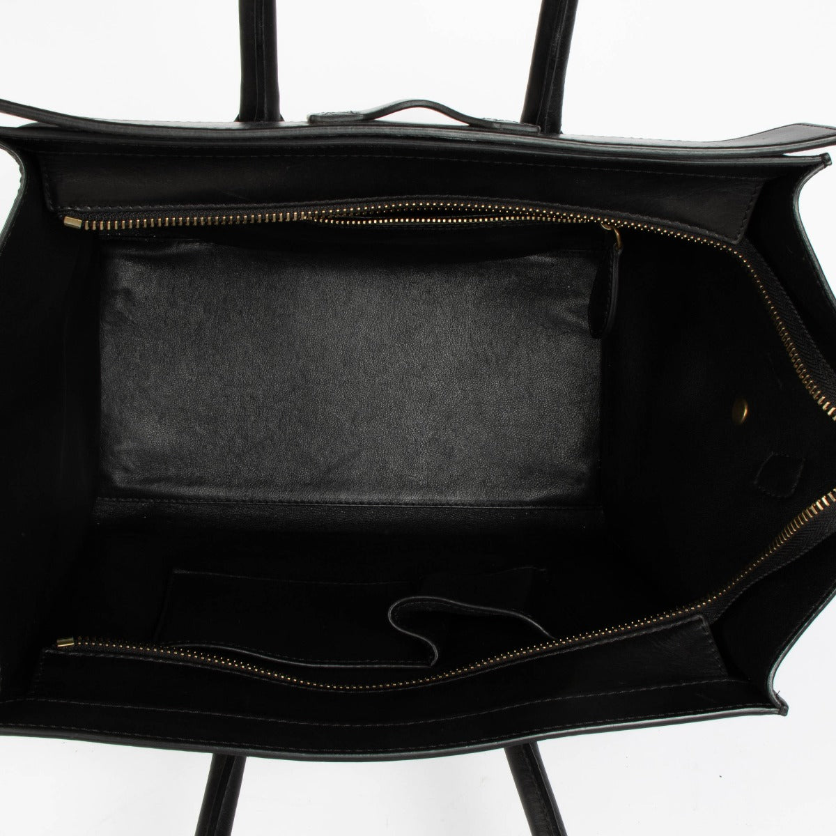Authentic pre-loved Celine Bi-Color Leather Mini Luggage Bag on Labellov.com