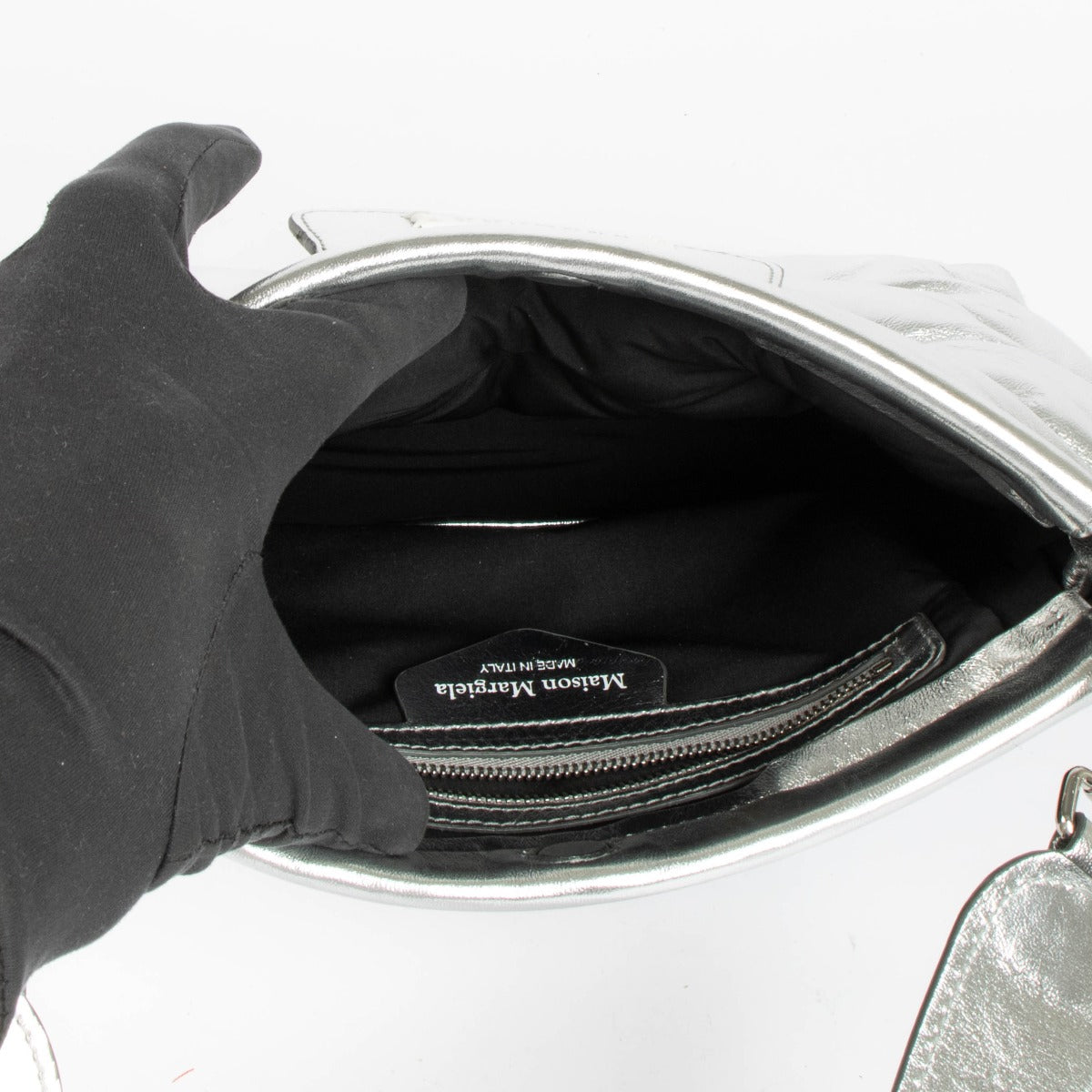Maison Margiela Silver Glam Slam Classique kleine tas