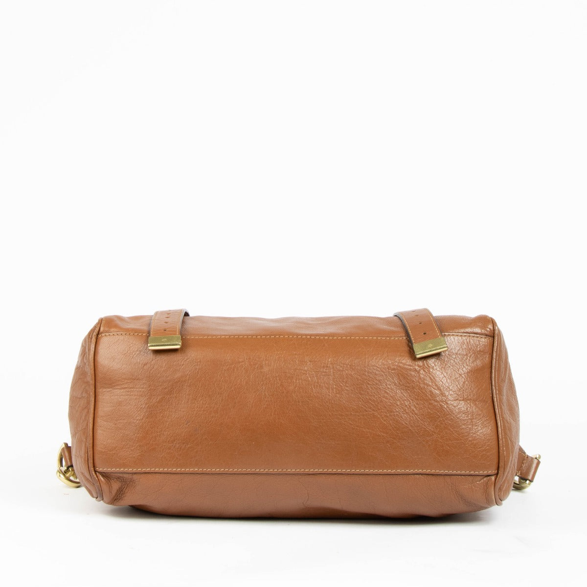 Mulberry Oak Soft Buffalo Leer Alexa Satchel Tas