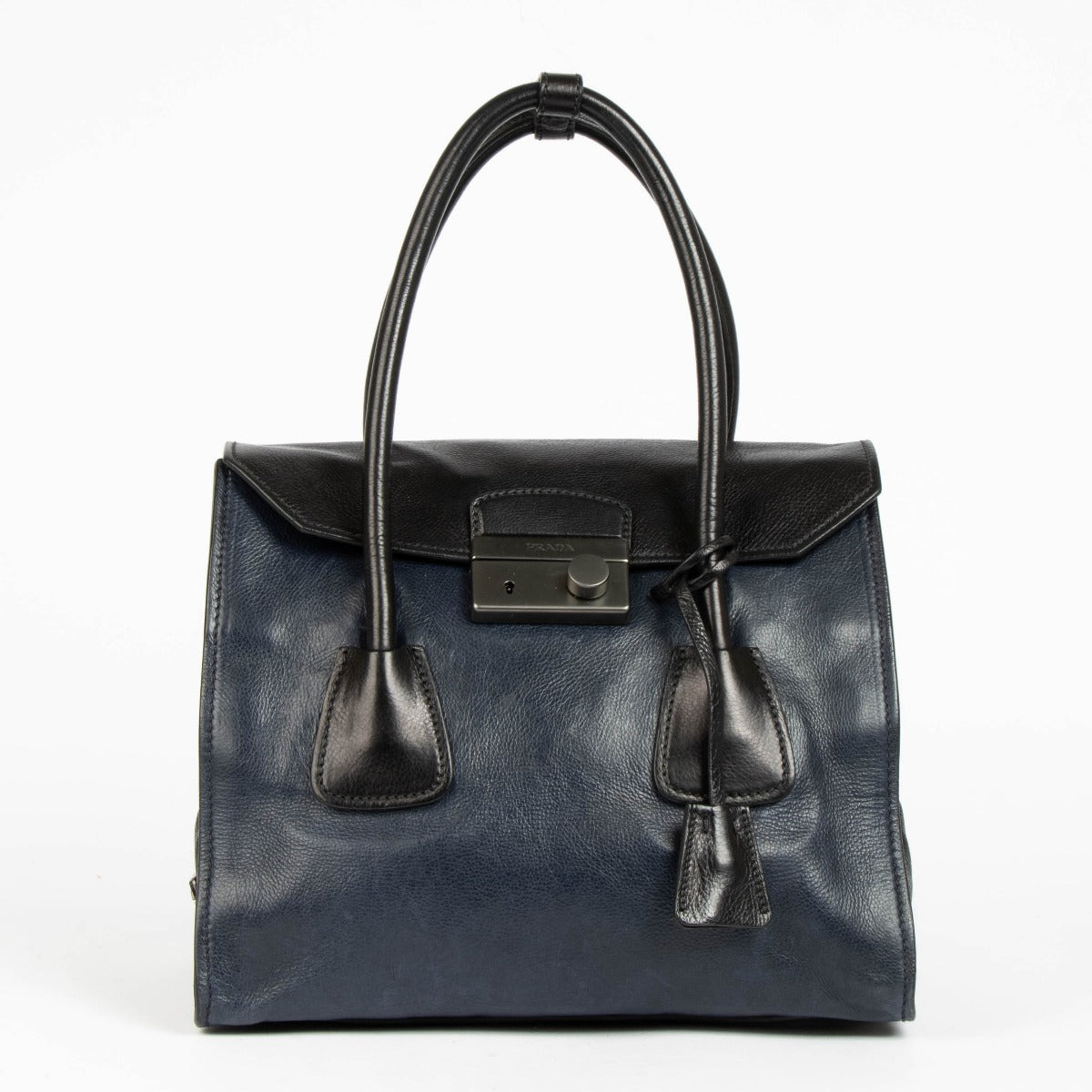 Prada Bi-Color Glace Kalfsleren Draagtas