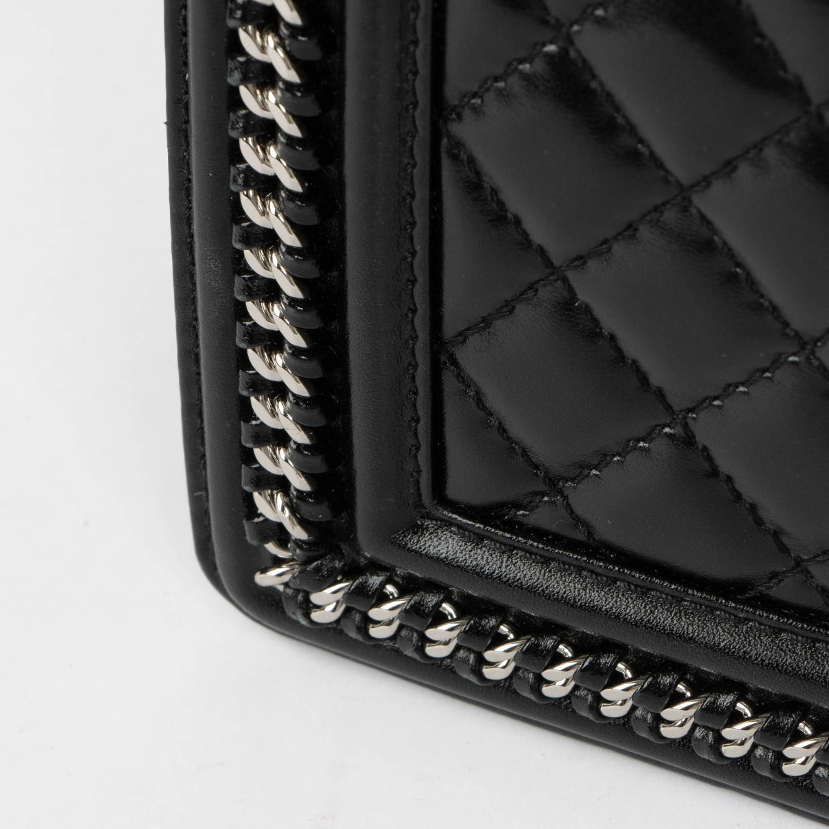 Shop this 100% authentic Chanel Black Chain Around Medium Boy Chanel Bag at Labellov.com