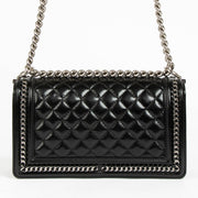 Shop this 100% authentic Chanel Black Chain Around Medium Boy Chanel Bag at Labellov.com