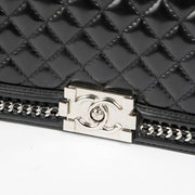 Shop this 100% authentic Chanel Black Chain Around Medium Boy Chanel Bag at Labellov.com