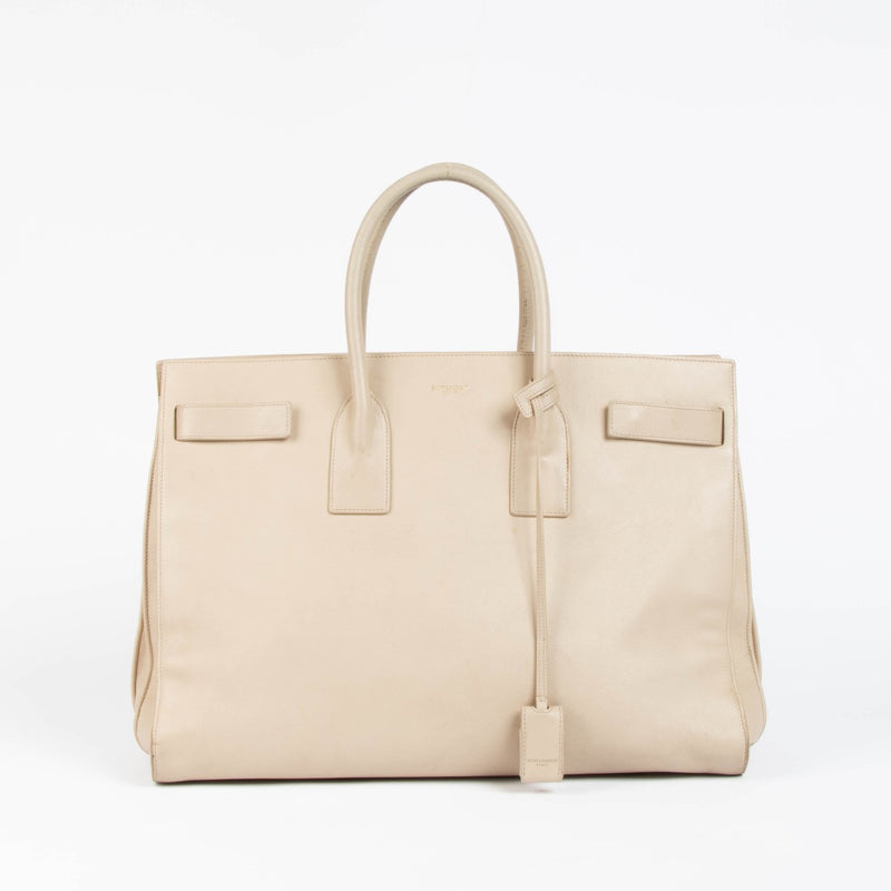 Shop this 100% authentic Saint Laurent Beige Medium Sac de Jour Bag at Labellov.com