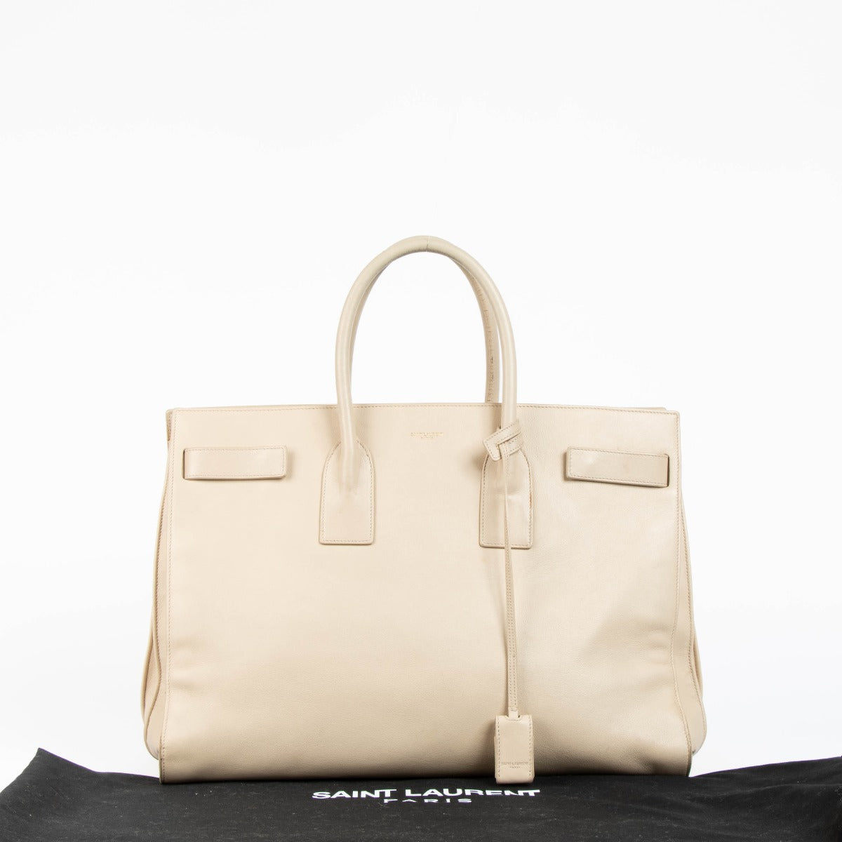 Shop this 100% authentic Saint Laurent Beige Medium Sac de Jour Bag at Labellov.com