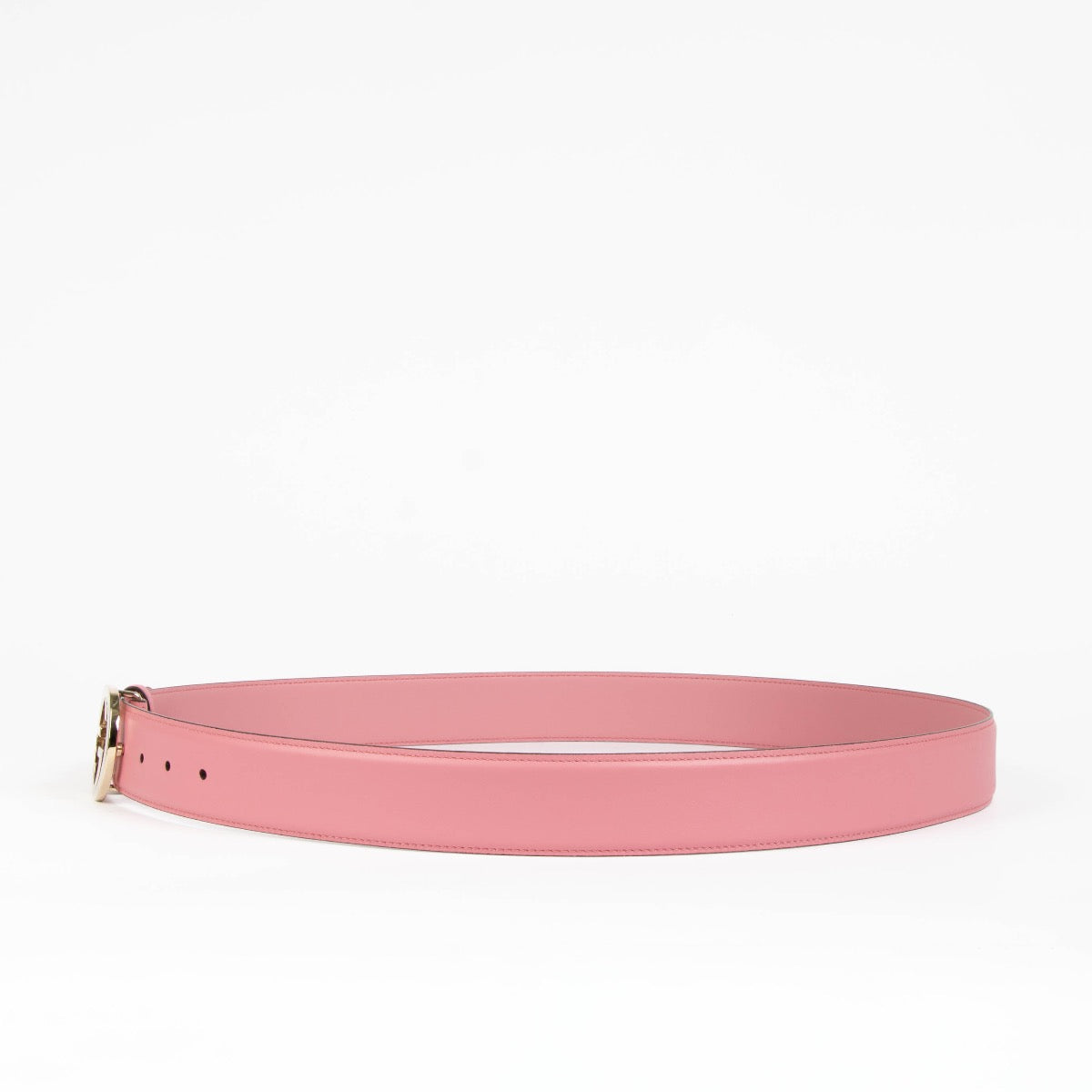 Shop this 100% authentic Gucci Pink Leather Interlocking G Belt at Labellov.com
