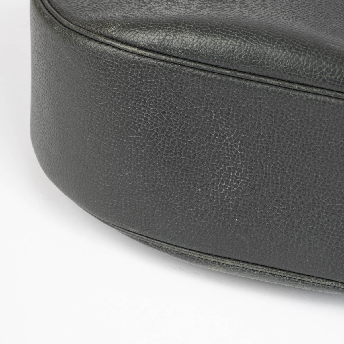 Authentic pre-loved Delvaux Grey Leather Vintage Top Handle Bag on Labellov.com