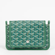 Shop this 100% authentic Goyard Green Goyardine Pochette Plume Bag at Labellov.com