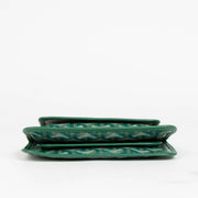 Shop this 100% authentic Goyard Green Goyardine Pochette Plume Bag at Labellov.com