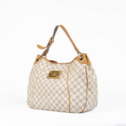 Authentic pre-loved Louis Vuitton Galliera PM Damier Azur Top Handle Bag on Labellov.com