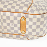 Authentic pre-loved Louis Vuitton Galliera PM Damier Azur Top Handle Bag on Labellov.com