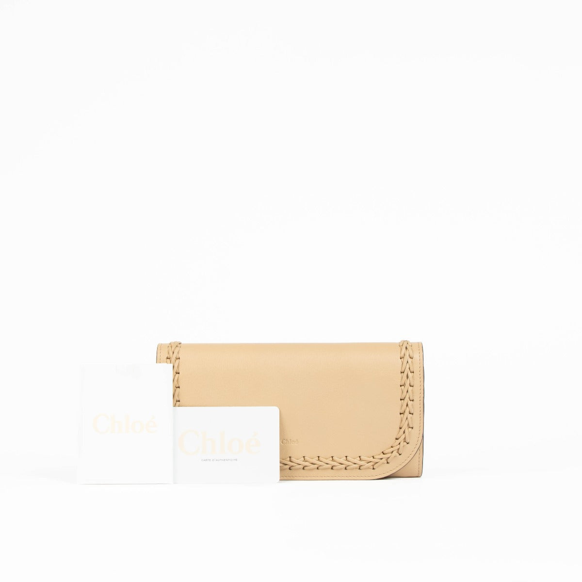 Authentic pre-loved Chloé Beige Hudson Long Wallet on Labellov.com
