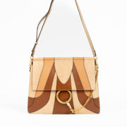 Authentic pre-loved Chloe Faye Patchwork Medium Crossbody Bag on Labellov.com