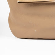 Authentic pre-loved Delvaux Beige Lambskin Leon Shoulder Bag on Labellov.com