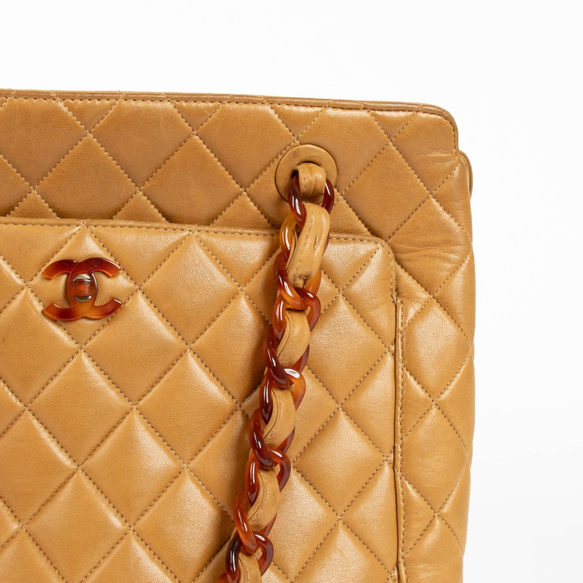Shop this 100% authentic Chanel Beige Tote Shoulder Bag at Labellov.com