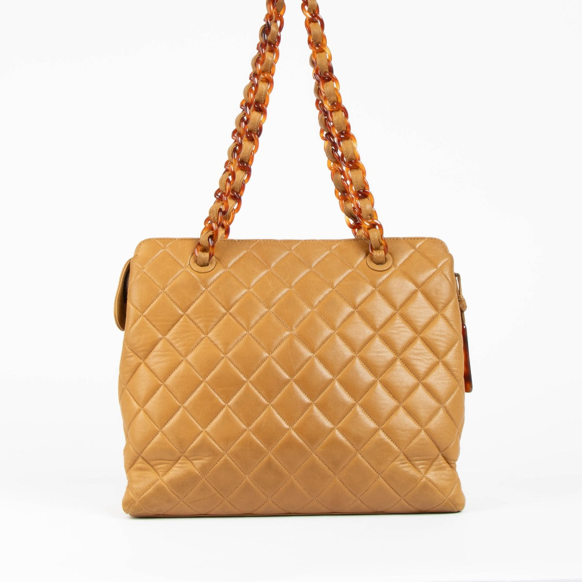 Shop this 100% authentic Chanel Beige Tote Shoulder Bag at Labellov.com