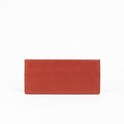 Authentic pre-loved Chanel Vintage Red Quilted Leather Card Holder on Labellov.com