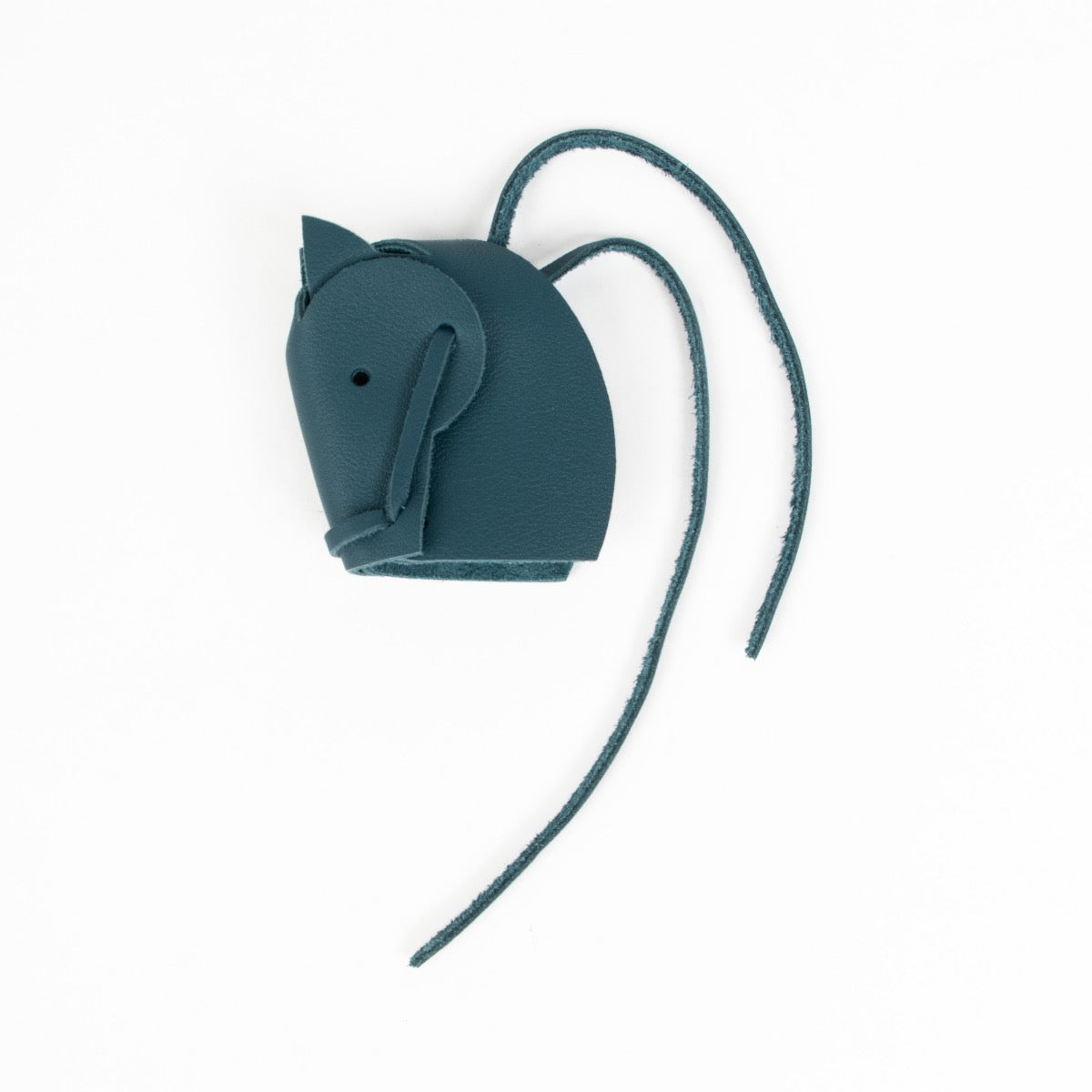 Authentic pre-loved Hermès Blue Leather Tete de Cheval Charm on Labellov.com