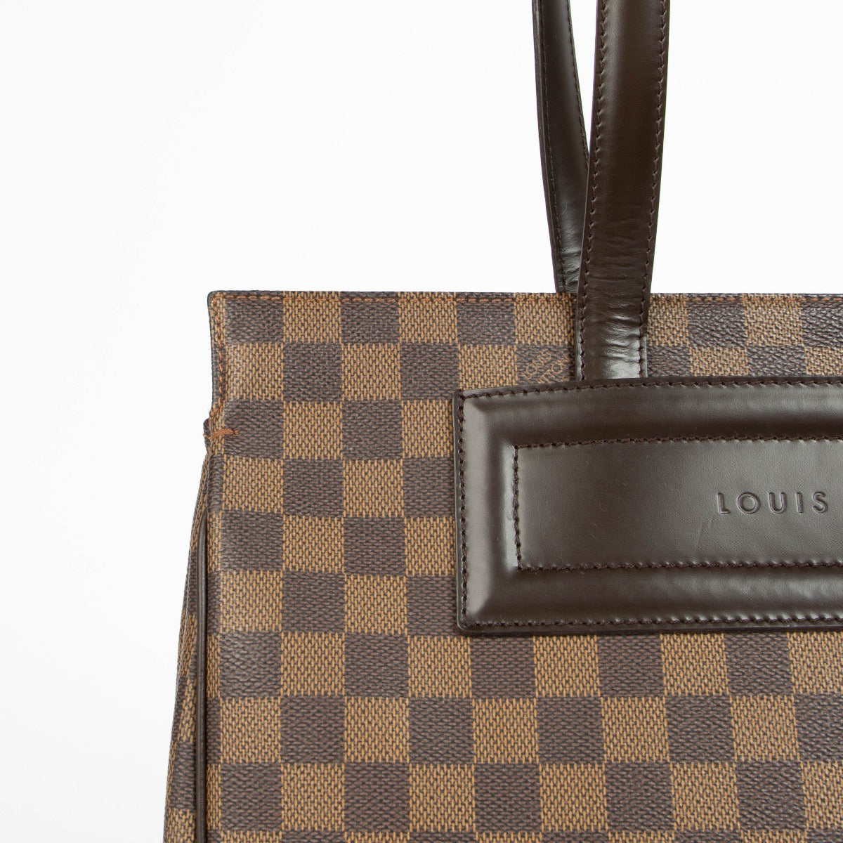 Authentic pre-loved Louis Vuitton Damier Ebene Parioli PM Shoulder Bag on Labellov.com