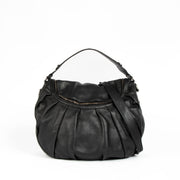 Authentic pre-loved Gucci Black Leather Hobo Icon Bit Shoulder Bag on Labellov.com