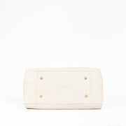 Authentic pre-loved Louis Vuitton White Monogram Empreinte Artsy MM Shoulder Bag on Labellov.com