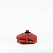 Authentic pre-loved Delvaux Red Leather Cerceau Mini Bag on Labellov.com