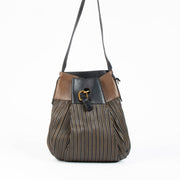 Authentic pre-loved Delvaux Toile De Cuir Faust Shoulder Bag on Labellov.com