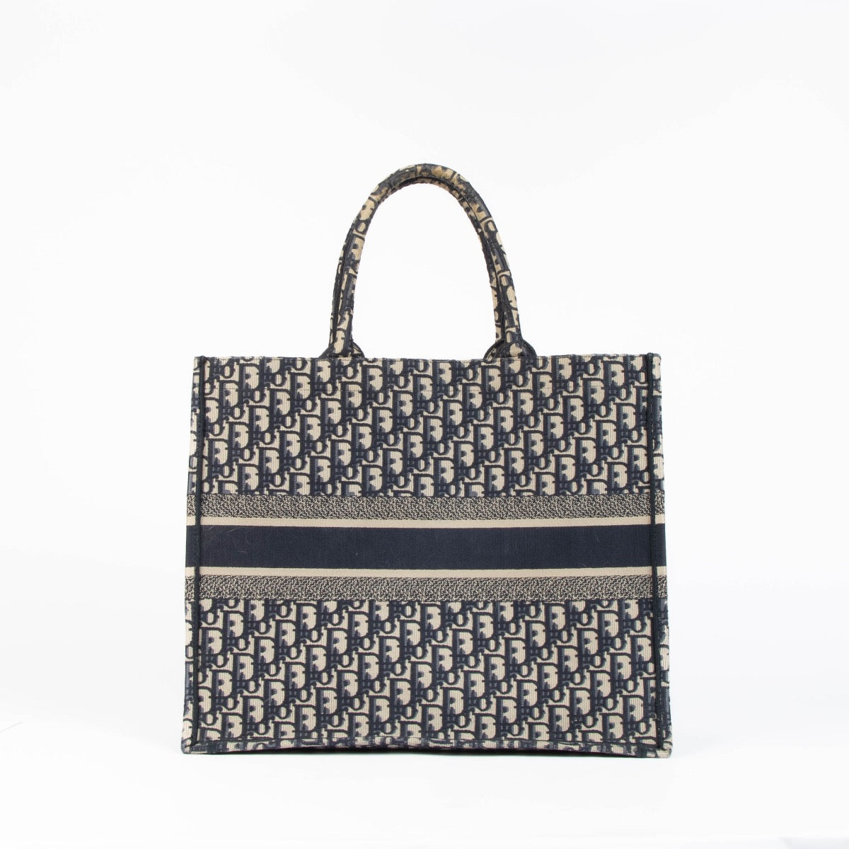 Christian Dior Blue Oblique Large Book Top Handle Tote Bag – Labellov