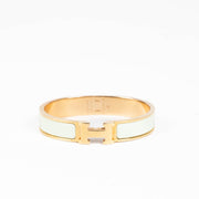 Authentic pre-loved Hermès Green Clic H Bracelet - Size GM on Labellov.com