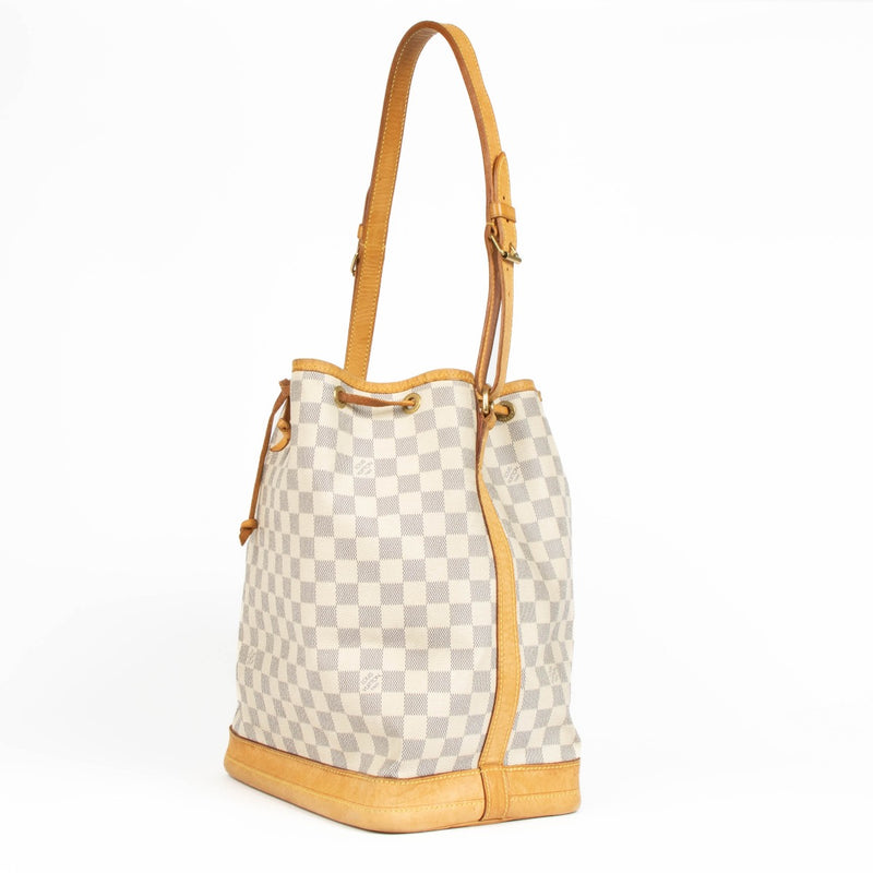 Authentic pre-loved Louis Vuitton Damier Azur Noe Shoulder Bag on Labellov.com