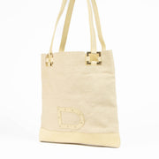 Shop this 100% authentic Delvaux Beige Toile Charleston Le Paul PM Tote Bag at Labellov.com