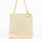 Shop this 100% authentic Delvaux Beige Toile Charleston Le Paul PM Tote Bag at Labellov.com