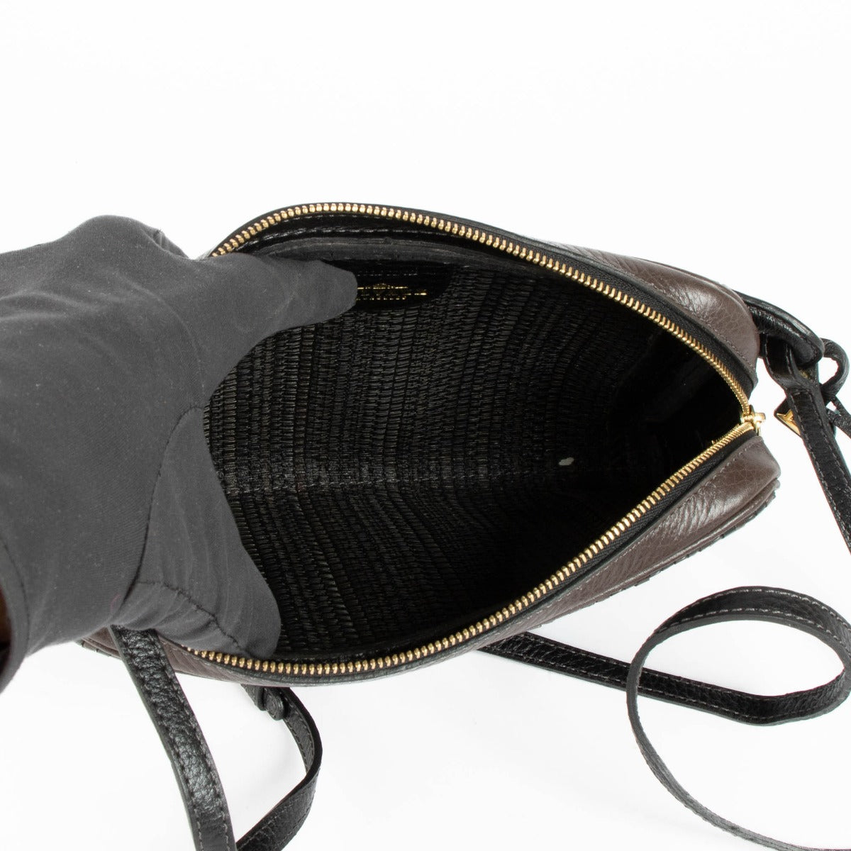 Authentic pre-loved Delvaux Brown/Multicolor Toile De Cuir Crossbody Bag on Labellov.com