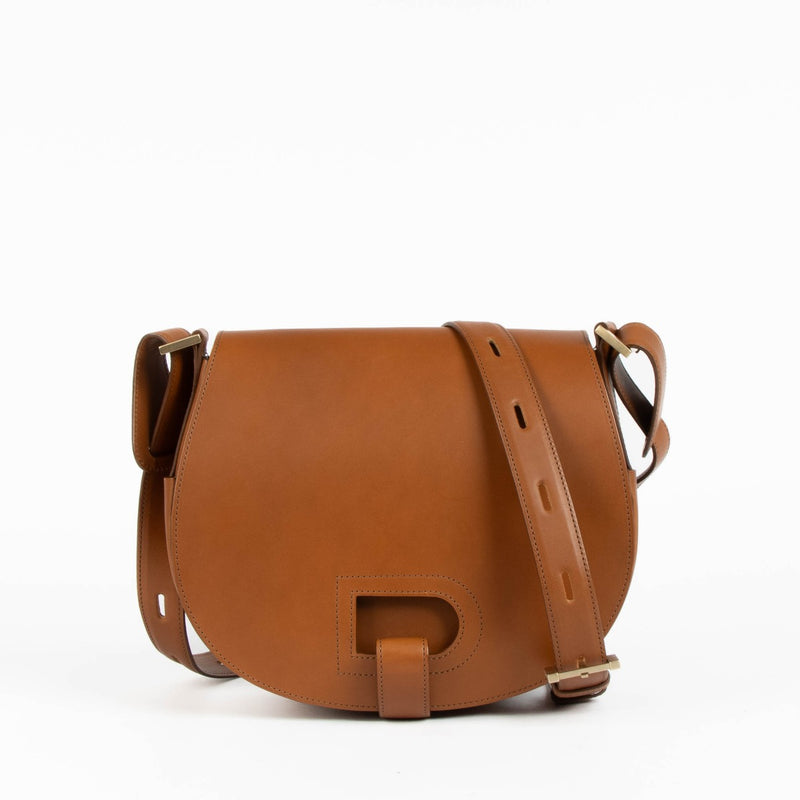 Delvaux Cognac Leren Kate GM Crossbodytas
