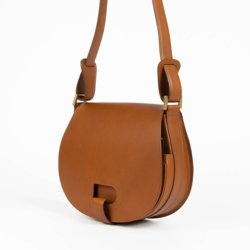 Delvaux Cognac Leren Kate GM Crossbodytas